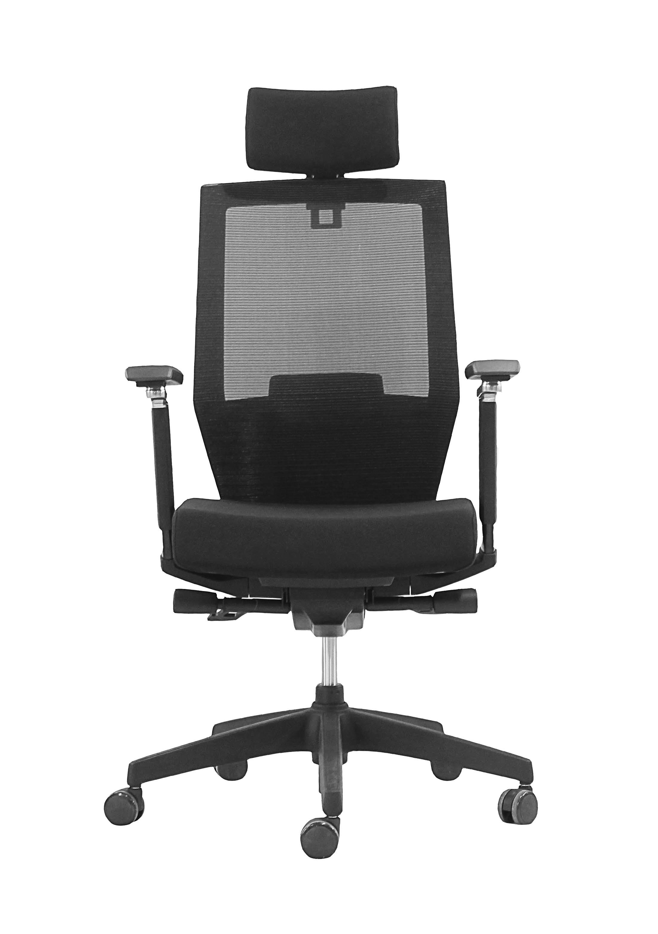 T07 work chair High back Black frame