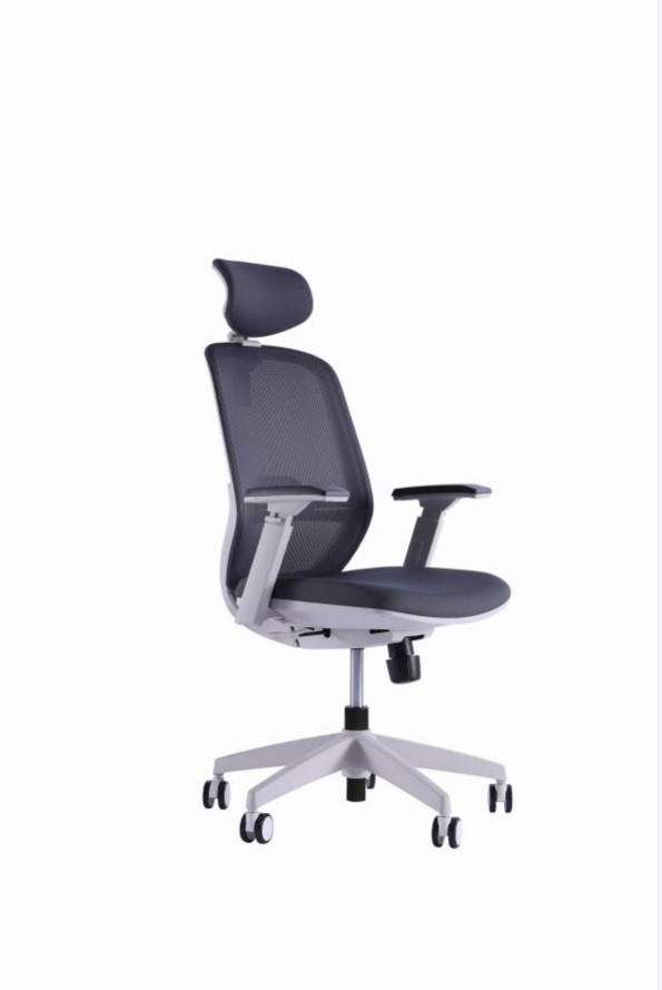 conference chair T21 HW High Back White Frame